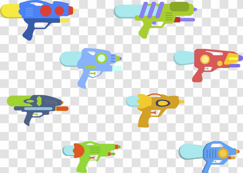 Water Gun Toy Child Designer - Pistol - Collection Transparent PNG
