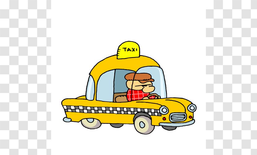 Taxi Yellow Cab Clip Art - 1 - Images Transparent PNG