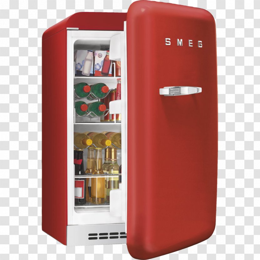 Refrigerator Smeg FAB10 Minibar Home Appliance Transparent PNG