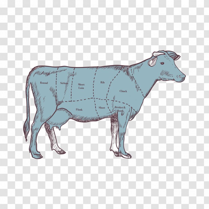Sheep Beef Cattle Beefsteak Dairy - Wagyu Transparent PNG