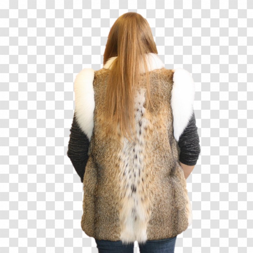 Fur Clothing Gilets Jacket - Sleeve - Mink Transparent PNG