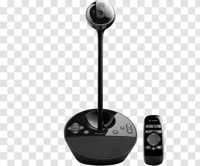 Webcam 1080p Videotelephony Speakerphone High-definition Video - Electronics Accessory - Microphone Stand Transparent PNG