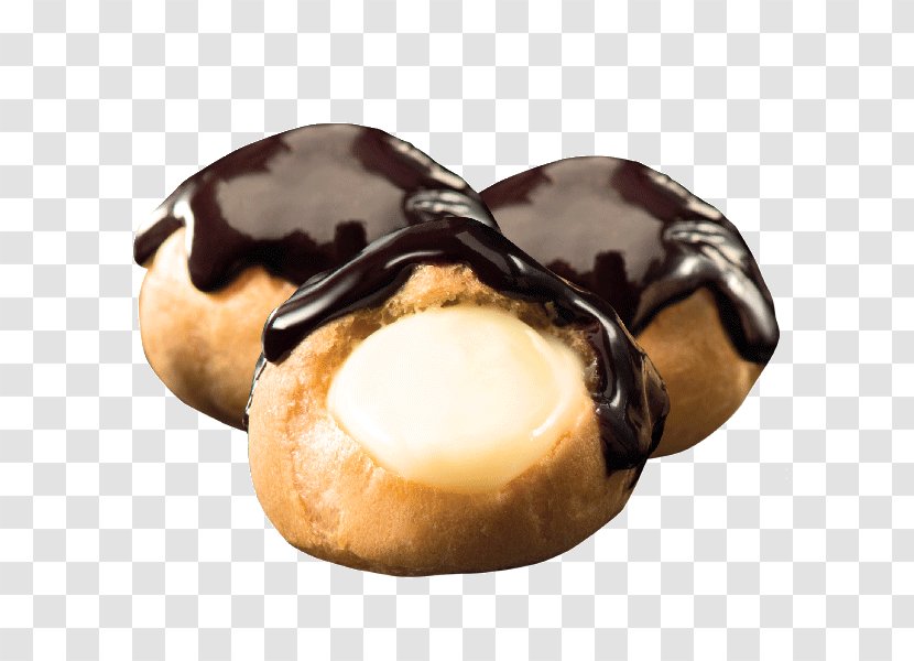 Profiterole Cream Chocolate Brownie Truffle Tiramisu - Black And White Cookie Transparent PNG