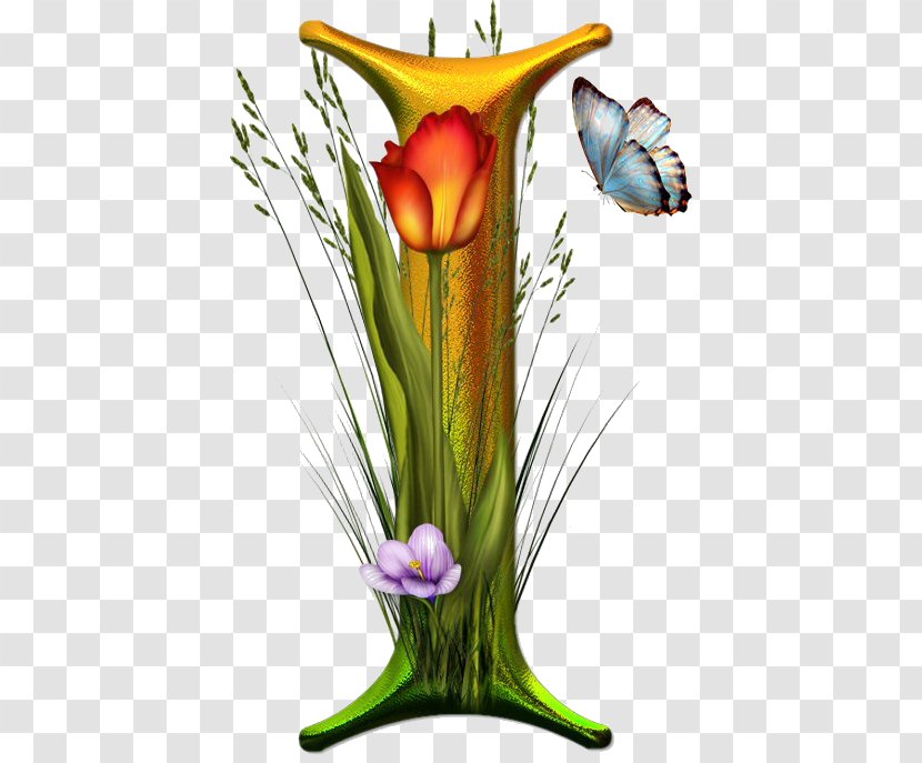 Clip Art Image Drawing Desktop Wallpaper - Flower - Alfabeto Flores Transparent PNG
