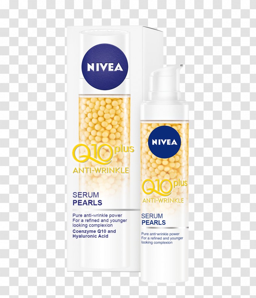 NIVEA Q10 Plus Anti-Wrinkle Day Cream Anti-aging Coenzyme Cosmetics - Liquid - Face Transparent PNG