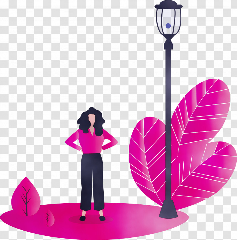 Pink Magenta Technology Plant Wheel Transparent PNG