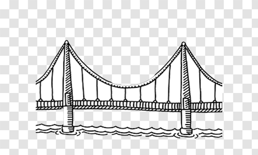 Drawing Clip Art - Line - Bridge Transparent PNG