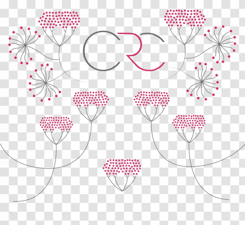 Floral Design Leaf Line Art Clip - Silhouette - Fashion Theme Transparent PNG