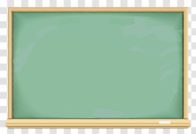 Green Background Frame - Blackboard - Picture Transparent PNG