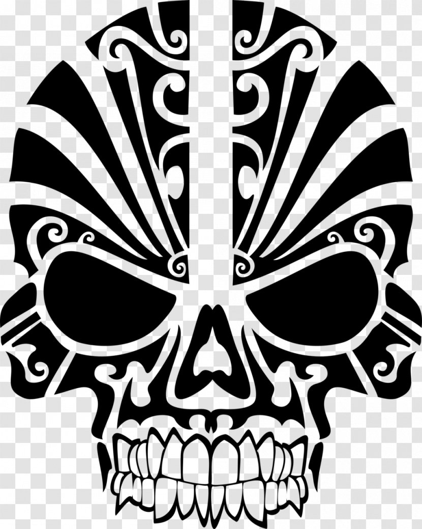 T-shirt Skull Tribe Clip Art Transparent PNG