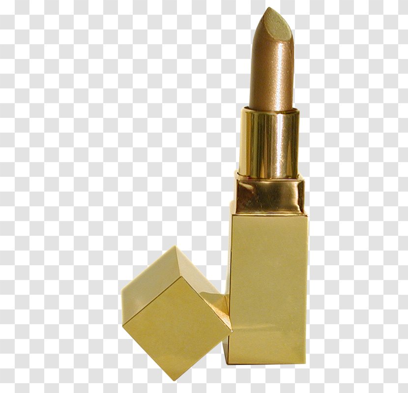 Cosmetics Lipstick Gold - Color Transparent PNG