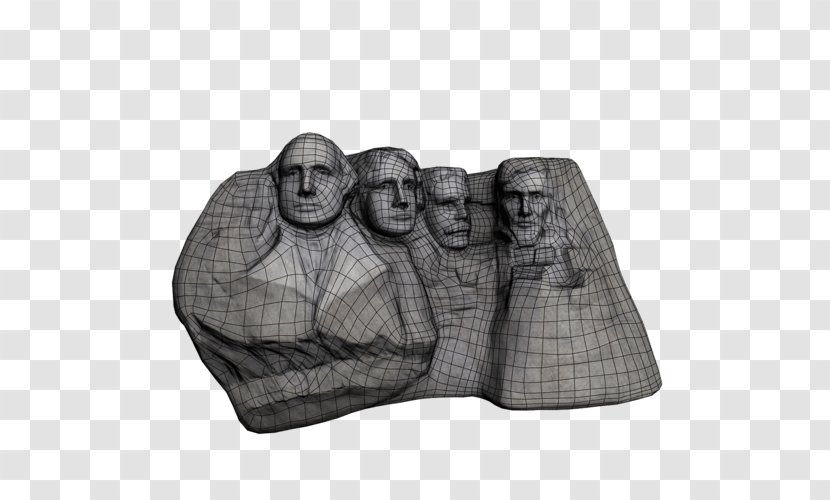 3D Modeling Sculpture Monument TurboSquid Low Poly - 3d Computer Graphics - Mount Rushmore Transparent PNG