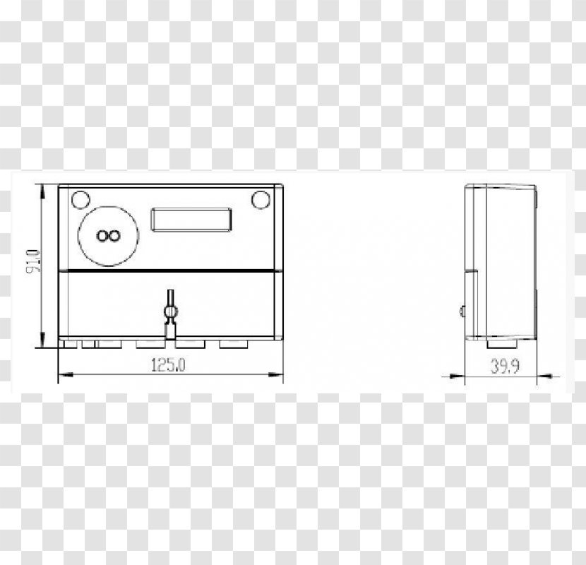 Door Handle Drawing Line - Furniture - Design Transparent PNG