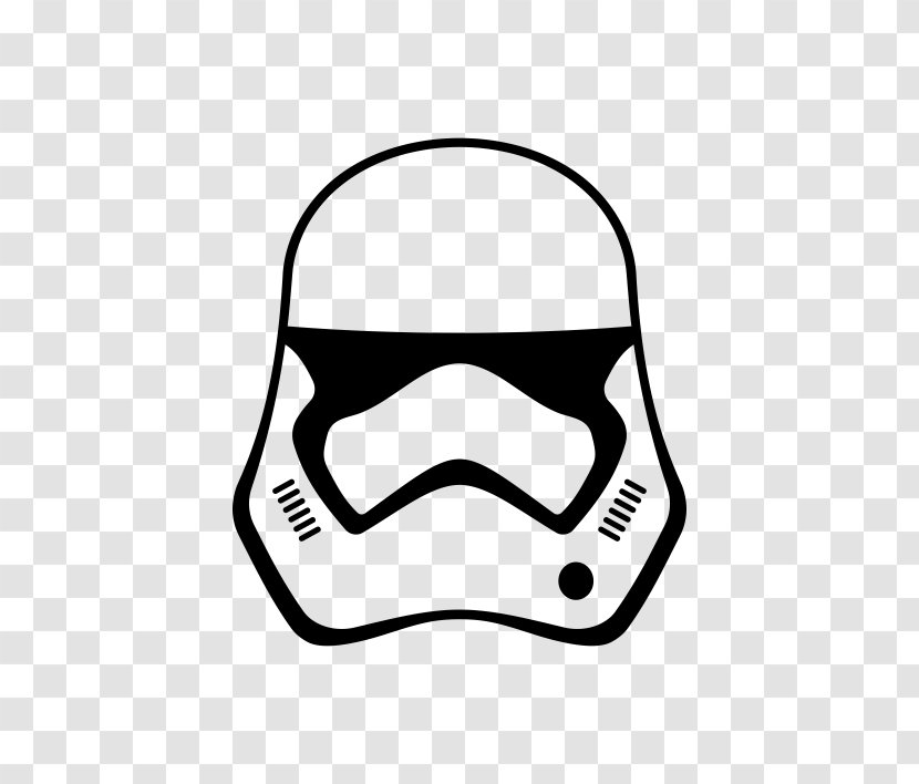 Stormtrooper Anakin Skywalker Star Wars Sticker Text - Black Transparent PNG