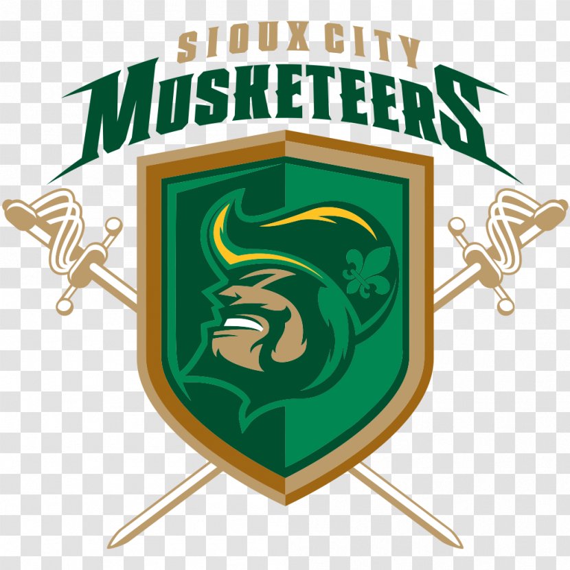 Sioux City Musketeers United States Hockey League Tyson Events Center Logo Ice - Journal - Three Transparent PNG