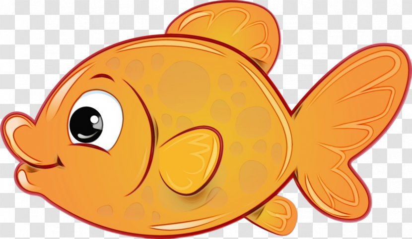 Fish Cartoon - Orange - Goldfish Transparent PNG