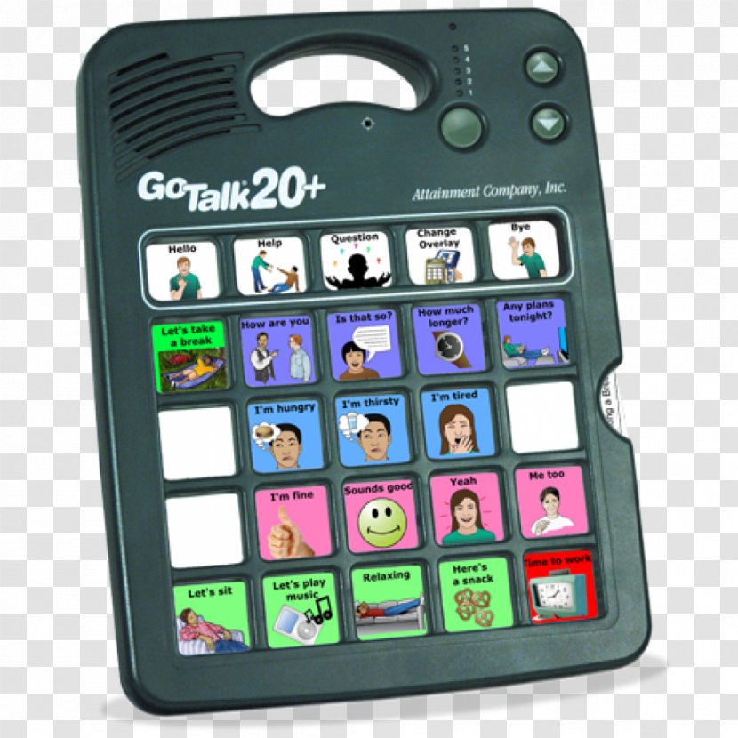 Augmentative And Alternative Communication GoTalk One Speech-generating Device - Message - Output Devices Transparent PNG
