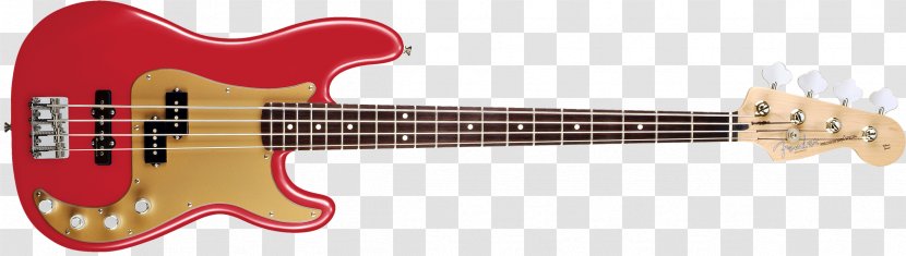 Fender Precision Bass Musical Instruments Guitar String - Cartoon Transparent PNG
