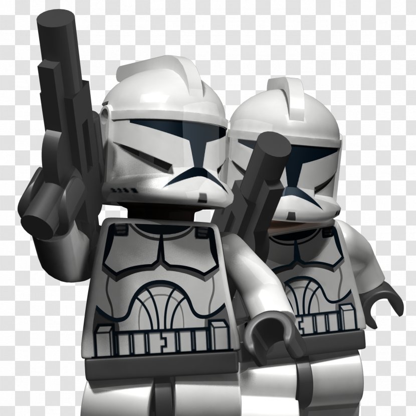 Lego Star Wars III: The Clone Wars: Video Game Trooper Commander Cody - Admonish Outline Transparent PNG