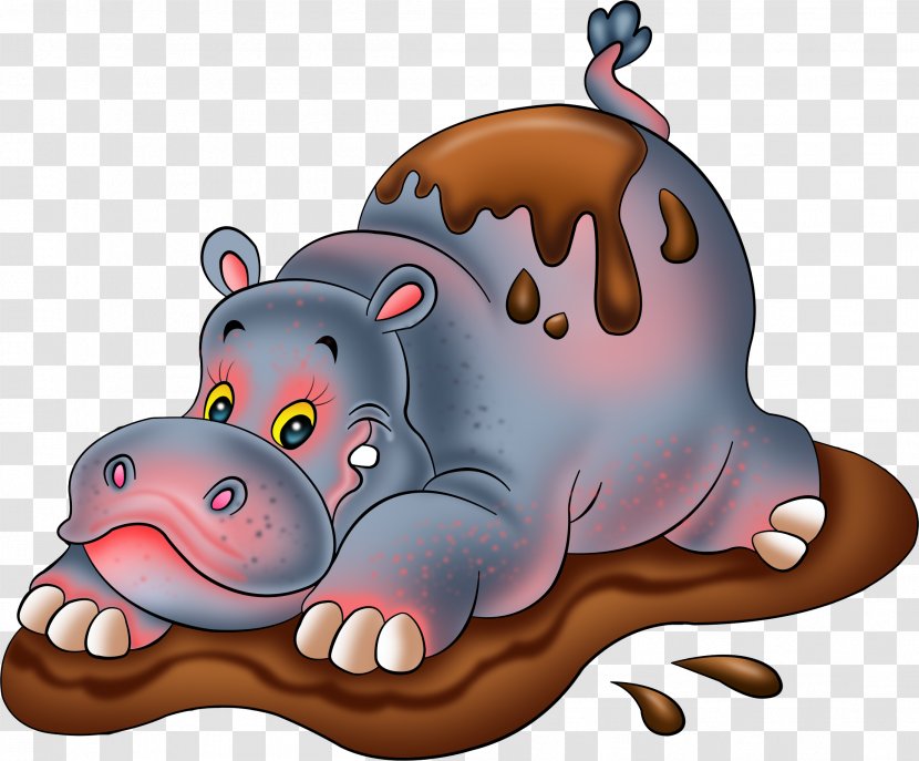 Hippopotamus Clip Art - Mammal - Baby Tiger Transparent PNG