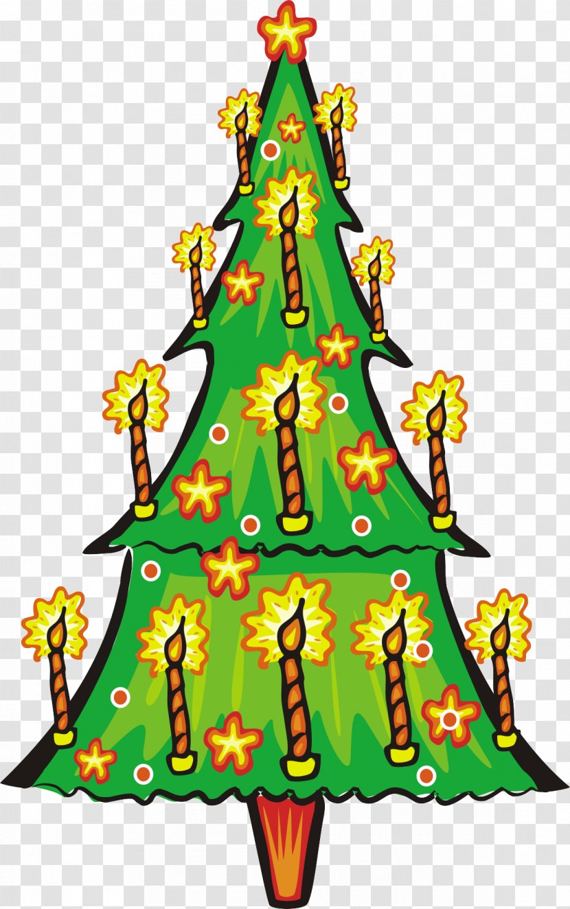 Christmas Tree New Year Clip Art - Creative Transparent PNG