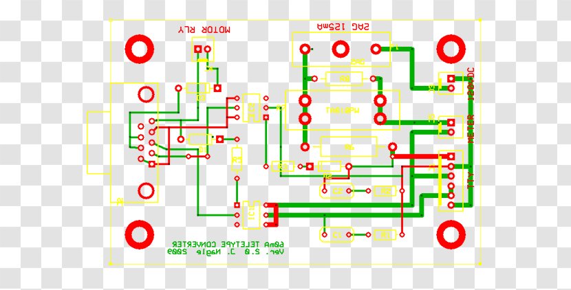 Line Design M Font - Printed Circuit Board Transparent PNG