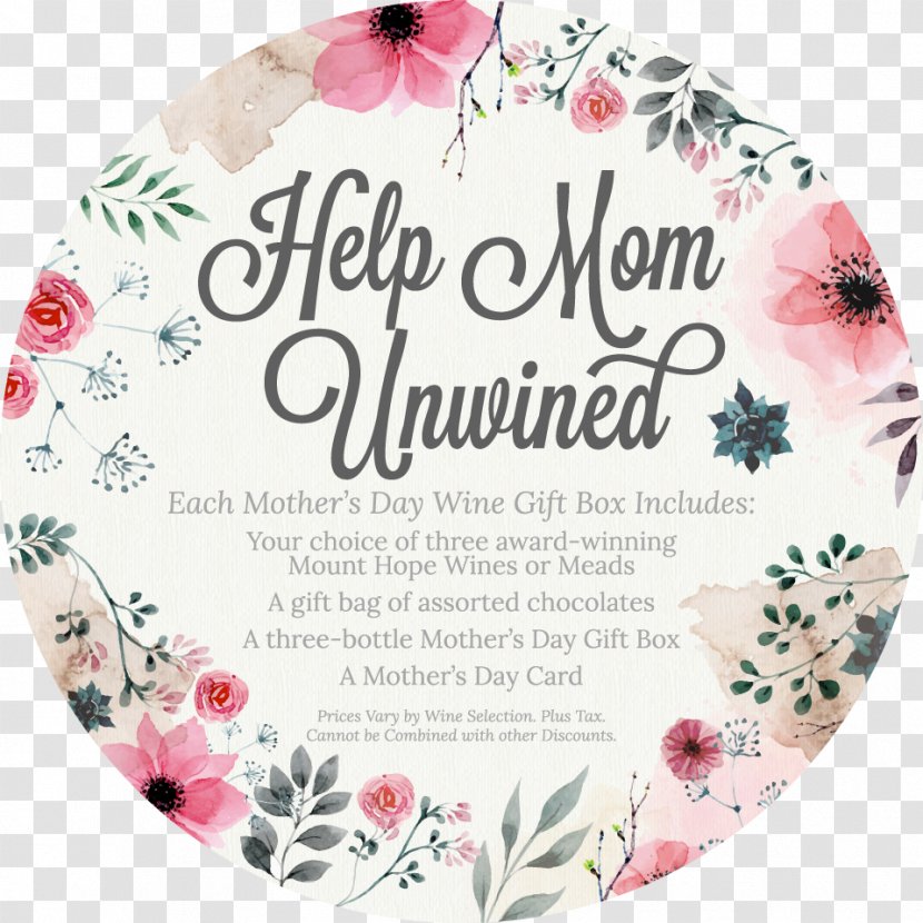 Floral Design Cut Flowers Font - Articolo - Mothers Day Poster Transparent PNG