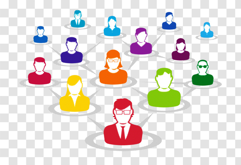 People Social Group Community Line Sharing Transparent PNG