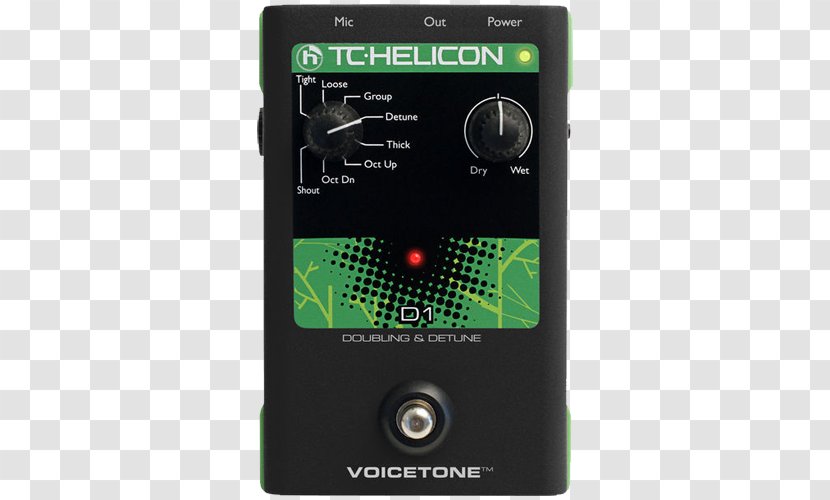 TC-Helicon VoiceTone D1 Effects Processors & Pedals X1 C1 - Flower - Cartoon Transparent PNG