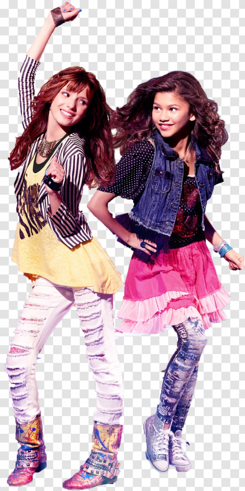 Bella Thorne Zendaya Shake It Up Disney Channel Television Show - Heart Transparent PNG