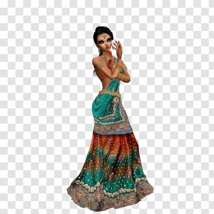 Costume Design Turquoise Dress Transparent PNG