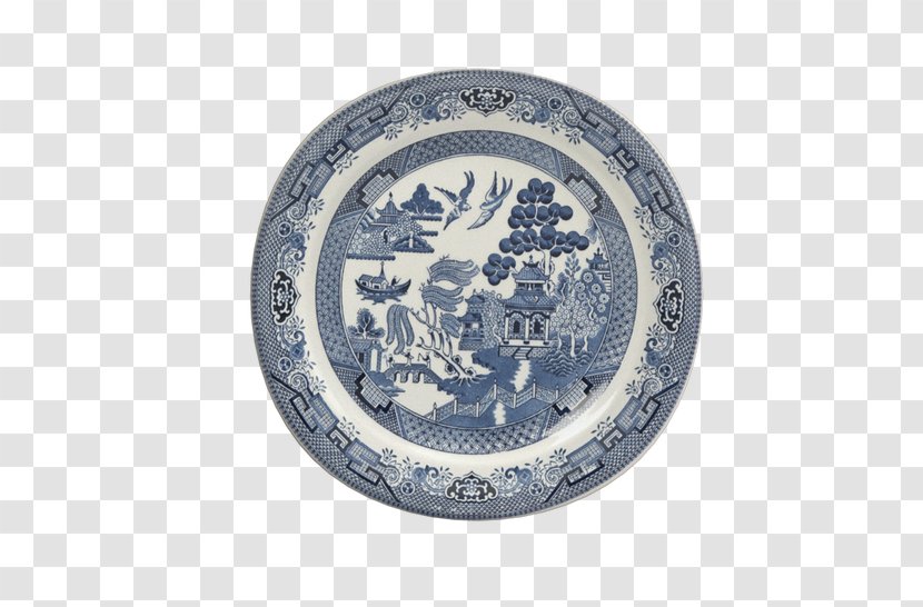 Willow Pattern Plate Amazon.com Bowl Tableware - Dishware - China Cabinet Transparent PNG