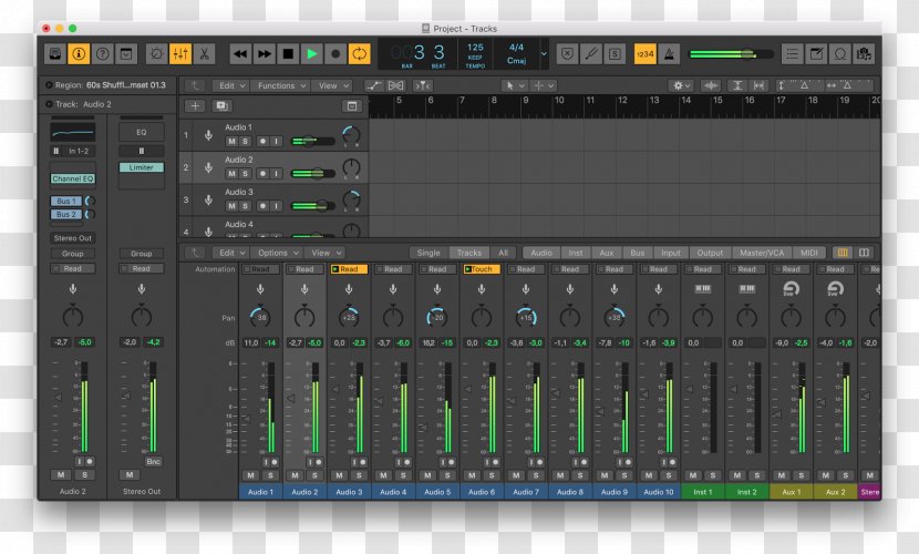 Audio Mixers Logic Pro Studio One Sound Computer Software - Receiver Transparent PNG