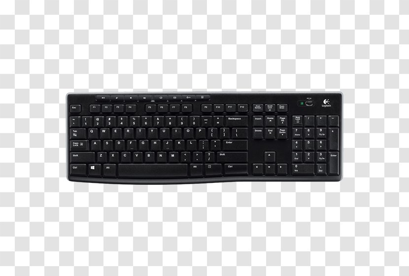 Computer Keyboard Laptop Mouse Logitech K270 Unifying Receiver - Space Bar Transparent PNG