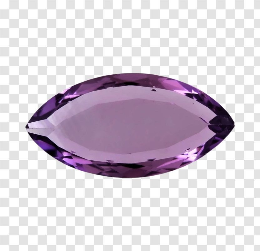 Amethyst Gemstone Facet Briolette Crystal - Quartz Transparent PNG