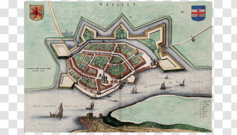 Hasselt, Overijssel City Map Atlas Rensselaer - National Maritime Museum Transparent PNG