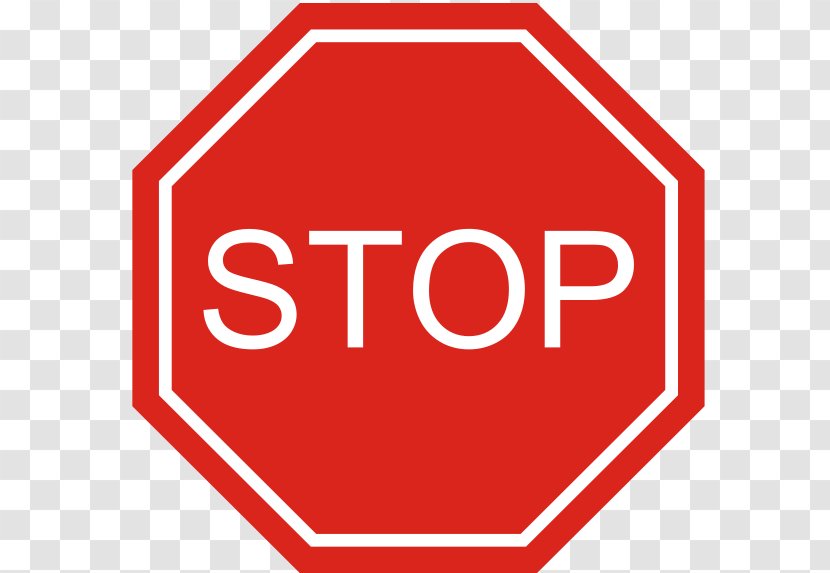 Stop Sign Traffic Yield Warning Clip Art - Medium Cliparts Transparent PNG