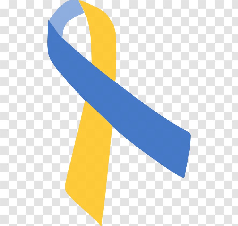 Blue Background Ribbon - Awareness - Logo Electric Transparent PNG