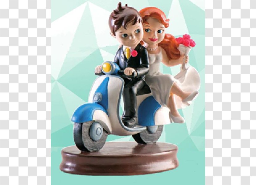 Wedding Cake Topper Fruitcake Tart Torte - Motorcycle Transparent PNG