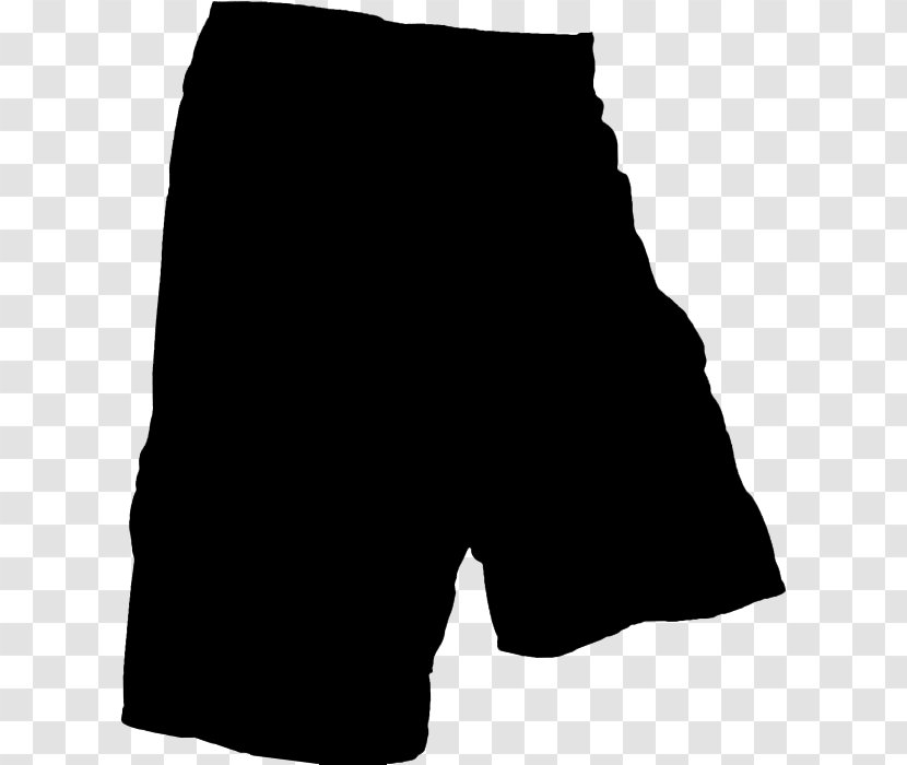 Trunks Font Black M - Bermuda Shorts Transparent PNG