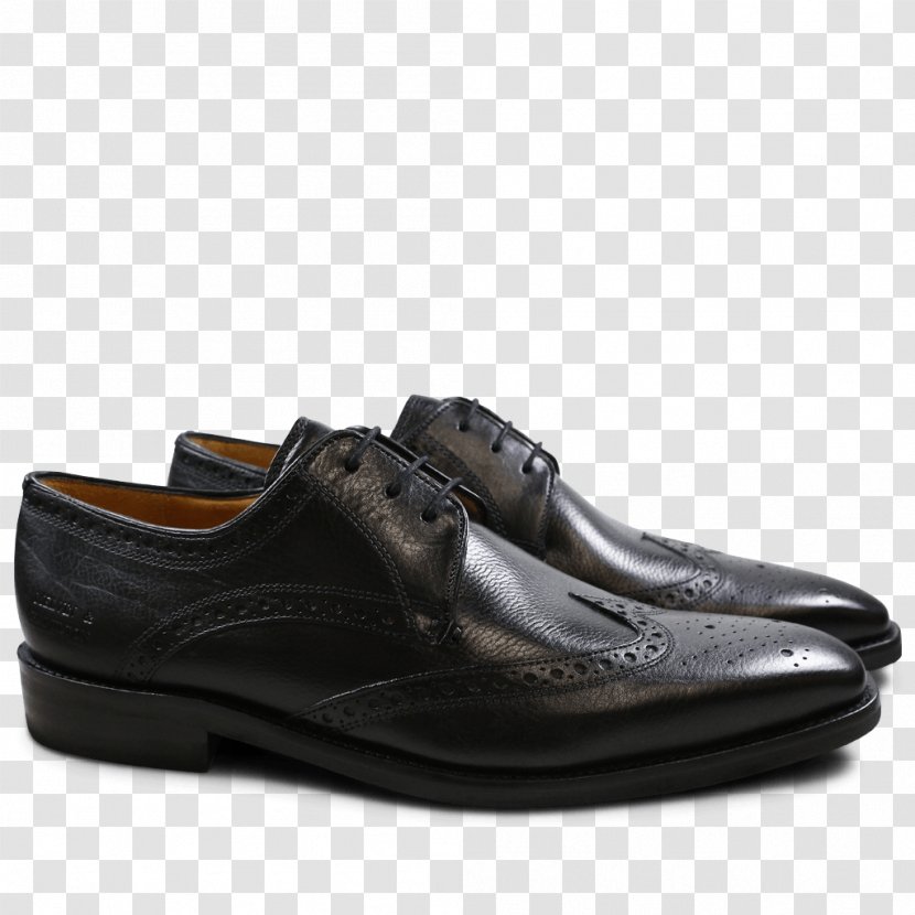 Slip-on Shoe Leather Derby Black - Brown - Matthew 66 Transparent PNG