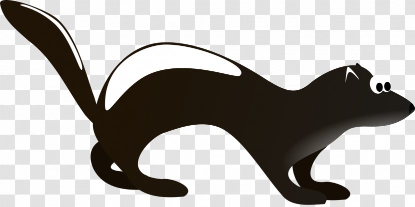 Ferret Skunk Clip Art - Wildlife Transparent PNG