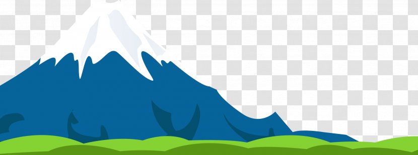 Japanese Emoji - Green - Mountain Transparent PNG