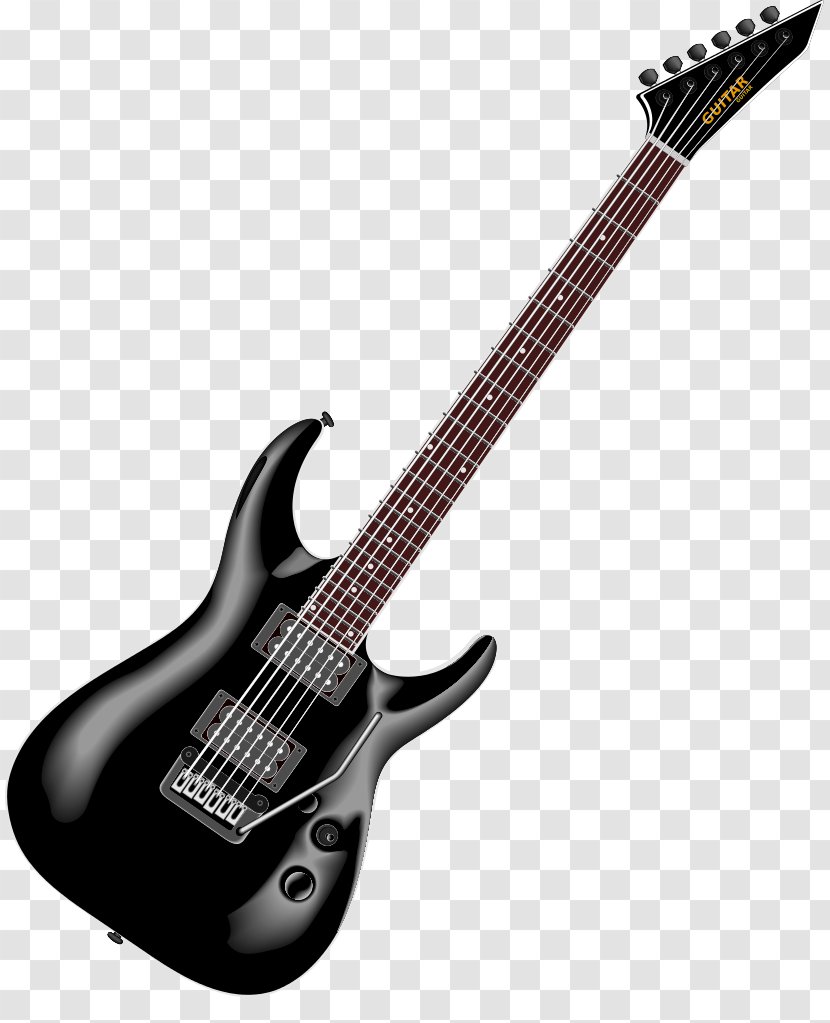 Electric Guitar Bass Musical Instruments Pickup - Cartoon Transparent PNG