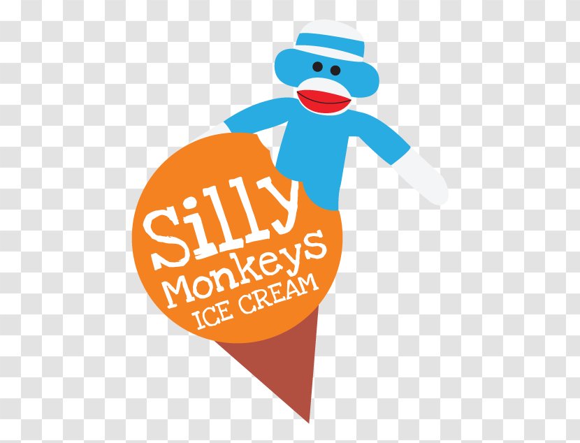 Logo Ice Cream Monkey Brand Transparent PNG
