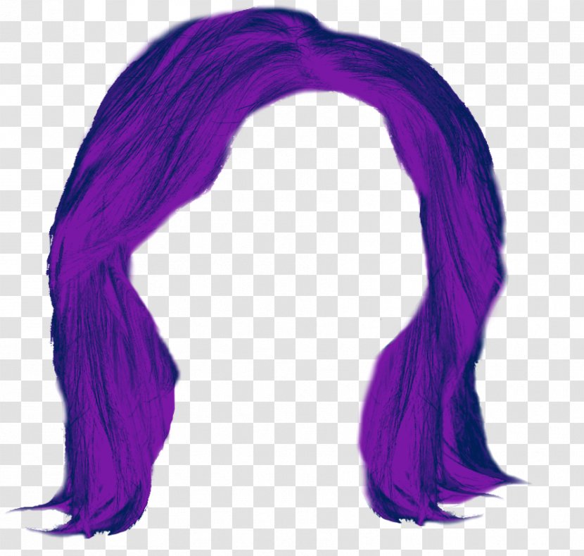 Violet Purple Lilac Scarf Neck - Hair Transparent PNG