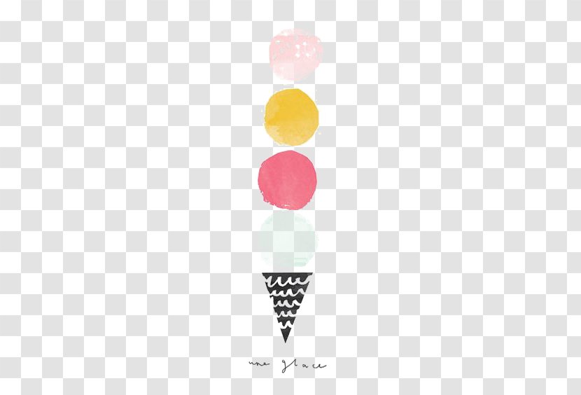 Balloon Pattern - Pink - Cartoon Creative Ice Cream Transparent PNG
