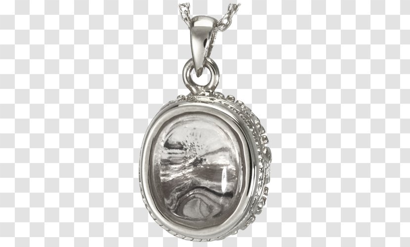 Locket Earring Silver Necklace Glass - Bracelet - Jewelry Transparent PNG