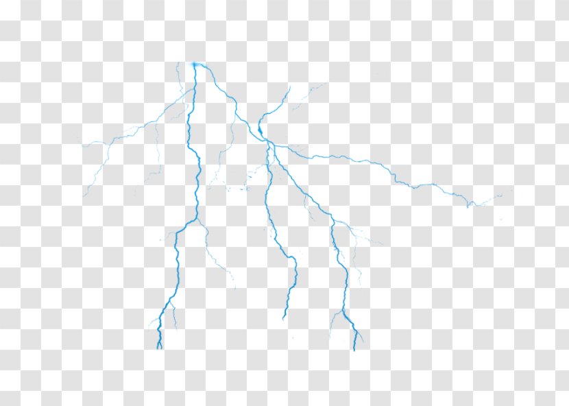 Lightning Thunderstorm - Blue - Thunder Transparent PNG