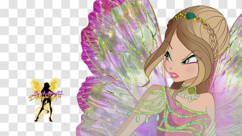 Flora Aisha Fairy Stella Winx Club - Silhouette - Season 6Fairy Transparent PNG